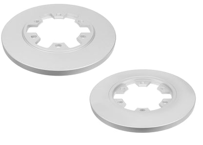 Rear Coated Disc Brake Rotors & Pads for Ford Transit Van 150 250 2020-2025 AWD