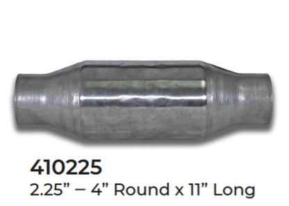 Universal Catalytic Converter EPA Approved 2.25" x 11.0 OAL 4" OD Made in USA