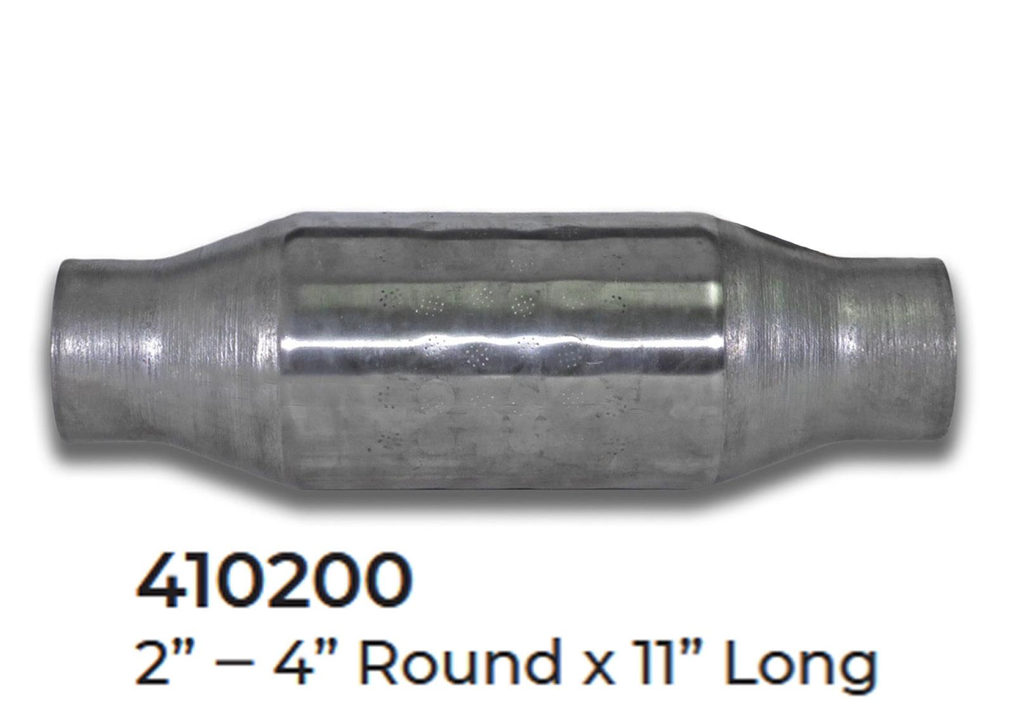 Universal Catalytic Converter EPA Approved 2.00" x 11.0 OAL 4" OD Made in USA