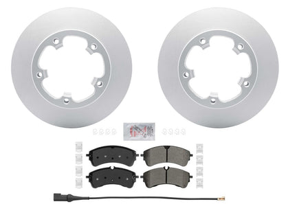 Rear Coated Disc Brake Rotors & Brake Pad for Ford E-Transit 2022 2023 2024 2025