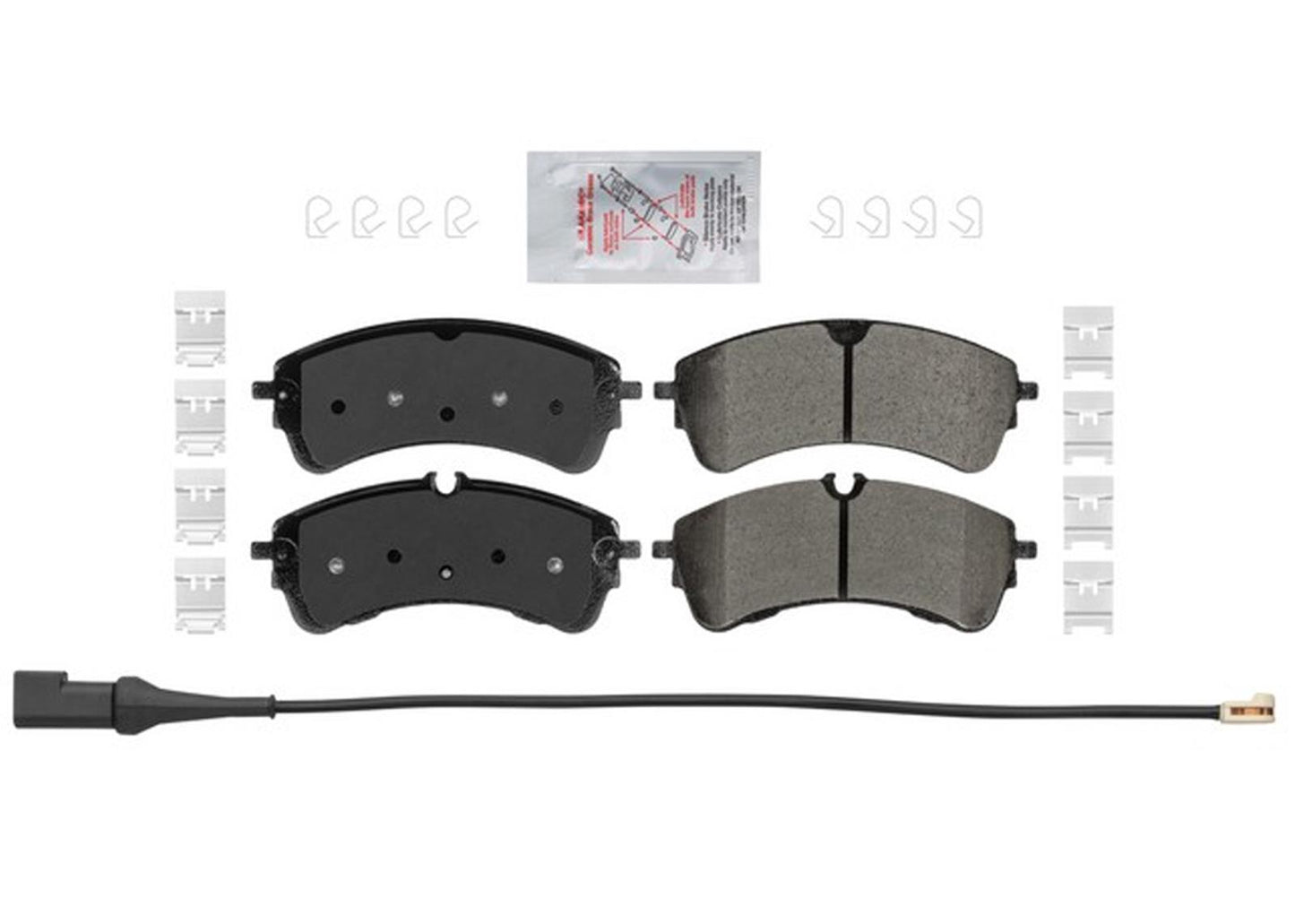 Rear Coated Disc Brake Rotors & Brake Pad for Ford E-Transit 2022 2023 2024 2025