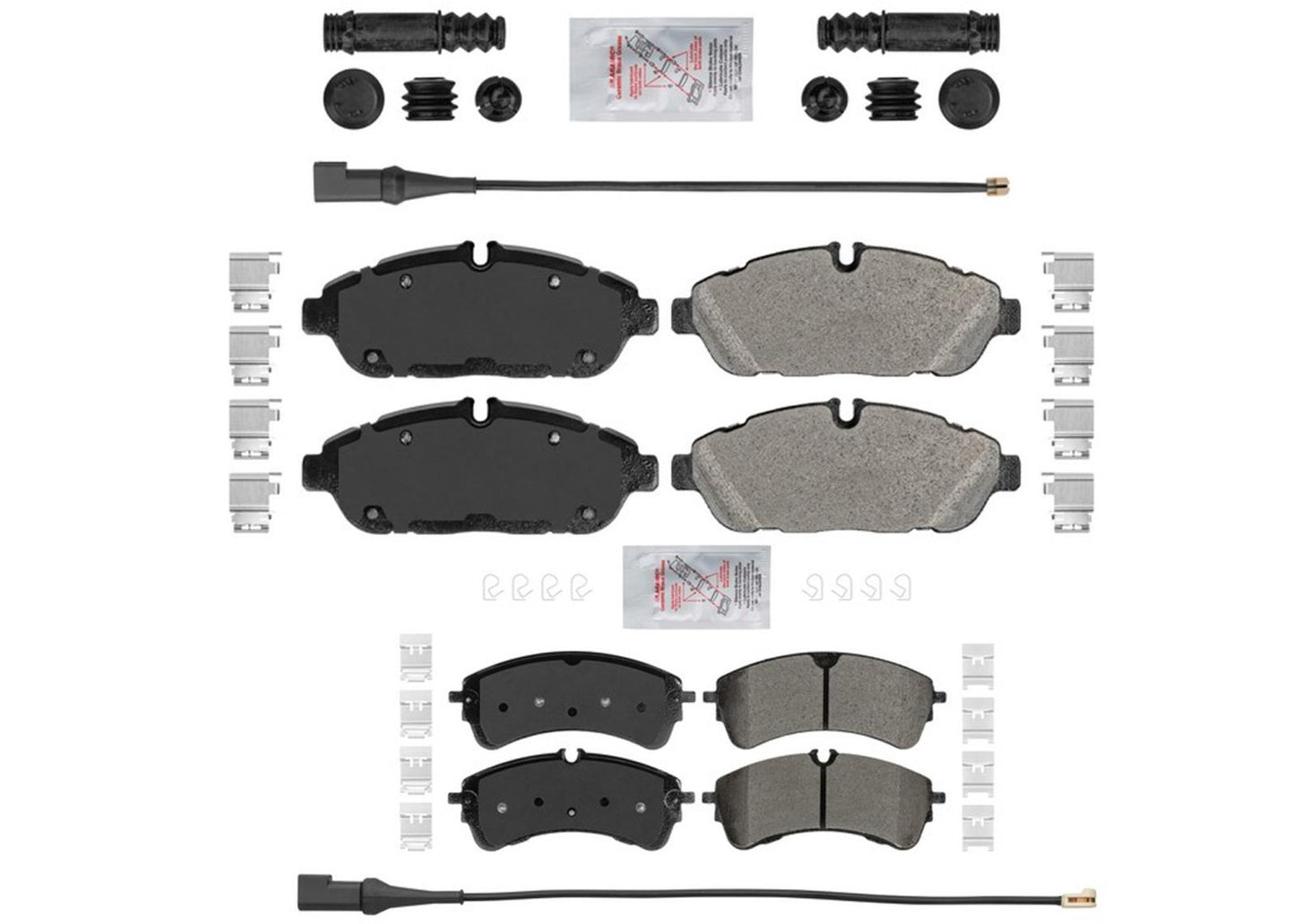 Heavy Duty Disc Brake Pads for Ford Transit Van 350HD Single Rear Wheel 20-25