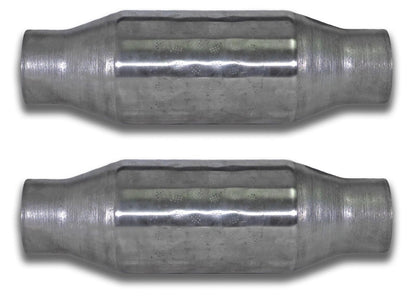 2 Universal Catalytic Converter EPA Approved 2.25" x 11.0 OAL 4" OD Made in USA
