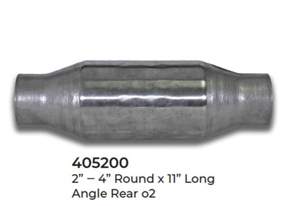 Universal Catalytic Converter EPA Approved 2.00" x 11.0 OAL 4" OD Made in USA