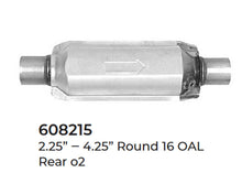 2 Universal Catalytic Converters EPA Approved 2.25" x 16.0 OAL 4.25" OD Made USA