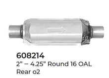 2 Universal Catalytic Converters EPA Approved 2.00" x 16.0 OAL 4.25" OD Made USA