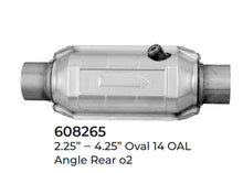 2 Universal Catalytic Converter EPA Approved 2.25" x 14.0 OAL 4.25" OD Made USA