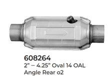 2 Universal Catalytic Converter EPA Approved 2.00" x 14.0 OAL 4.25" OD Made USA