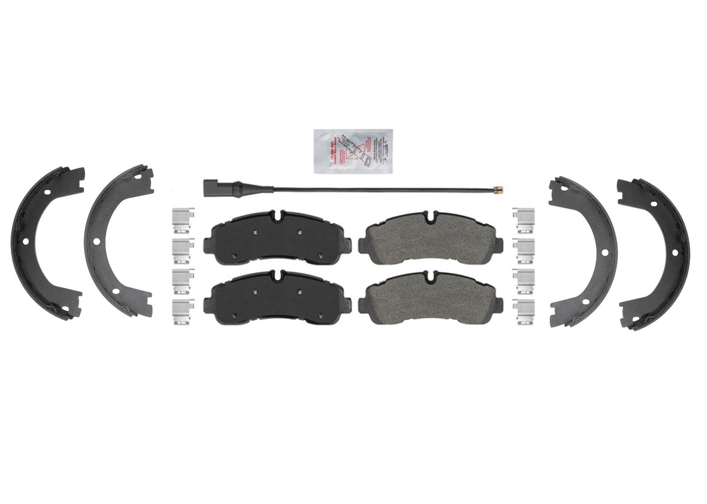 Rear Disc Brake Rotors & Pads for Ford Transit Van 350HD 20-25 Dual Rear Wheel