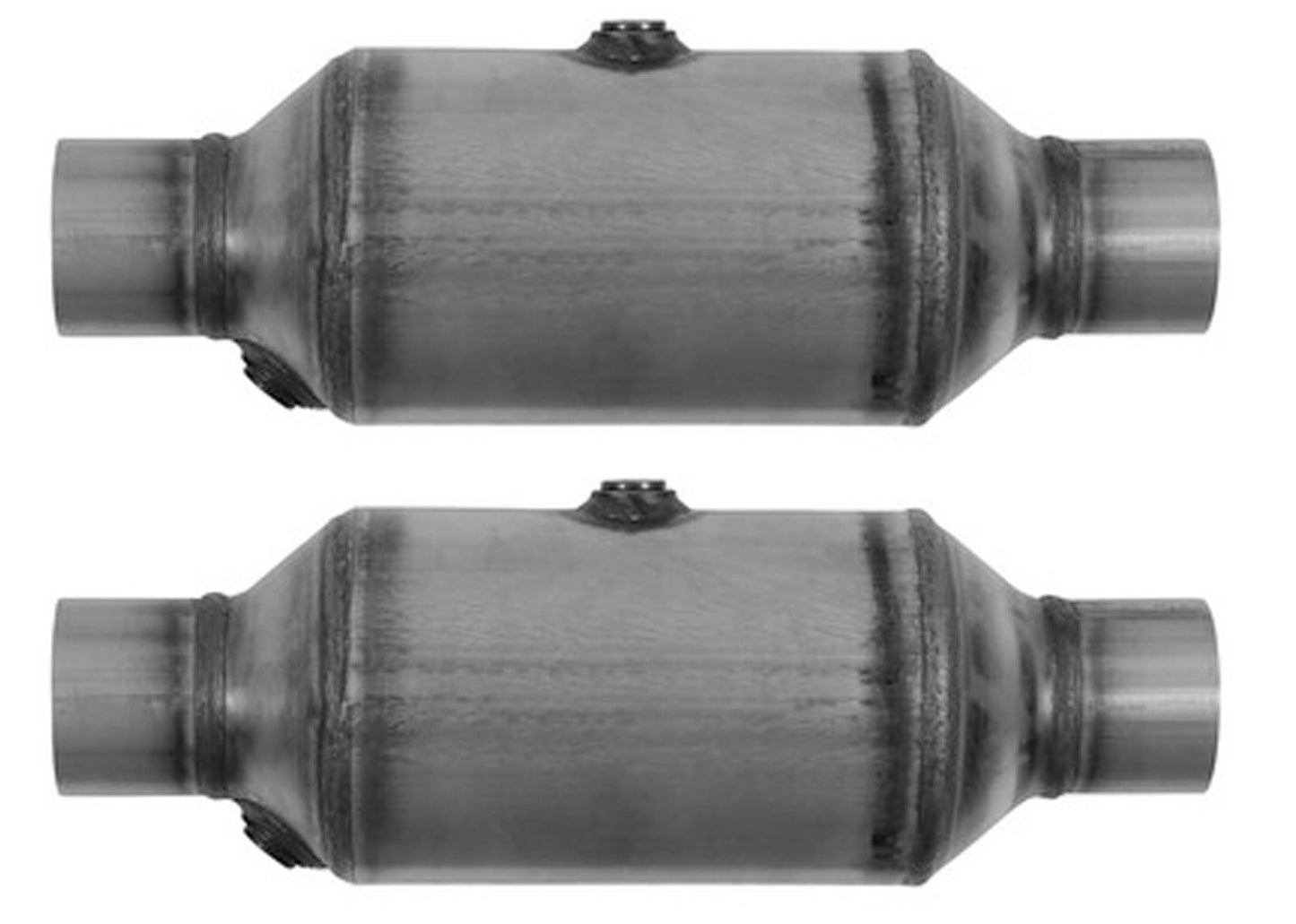 2 Universal Catalytic Converters EPA Approved 3.00" x 18.0 OAL 5" OD Made in USA