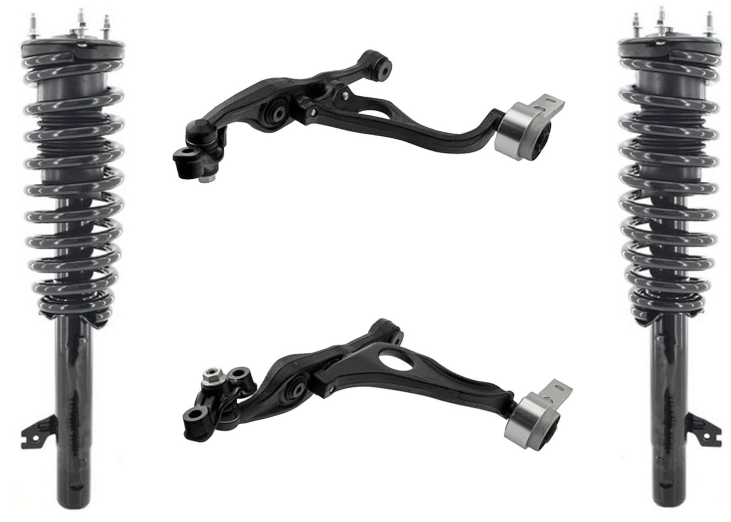 Coil Spring Struts Control Arms Tie Rods for Mazda 6 2009-2013 2.5L Manual Tran