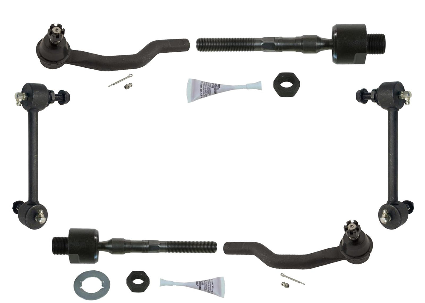 Coil Spring Struts Control Arms Tie Rods for Mazda 6 2009-2013 2.5L Manual Tran