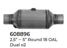 2 Universal Catalytic Converter EPA Approved 2.50" x 18.0 OAL 5" OD Made in USA