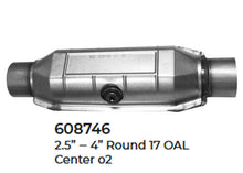 2 Universal Catalytic Converter EPA Approved 2.50" x 17.0 OAL 4" OD Made in USA