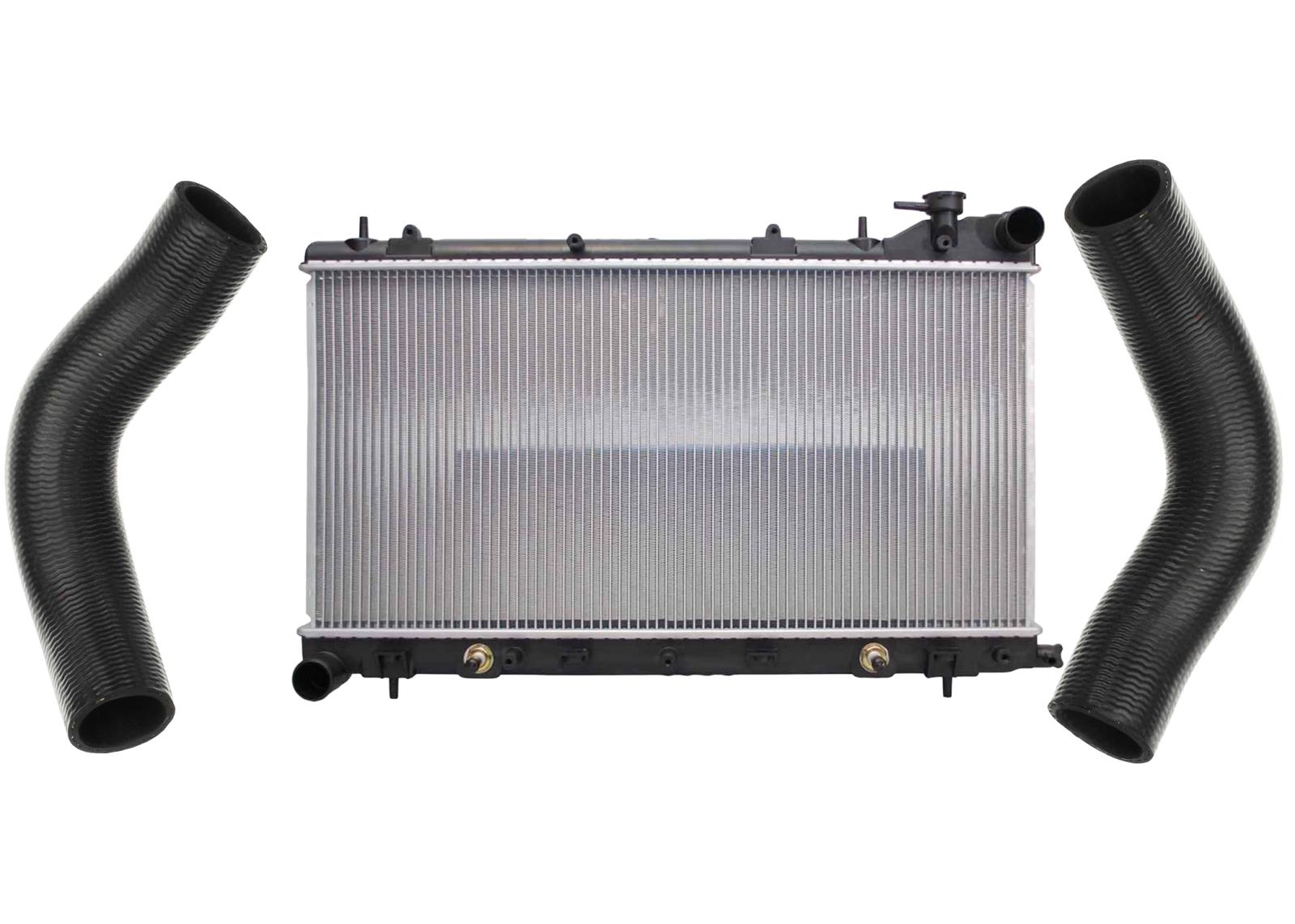 Engine Cooling Radiator with Hoses for Subaru Forester 1999 2000 2001 2002 2.5L