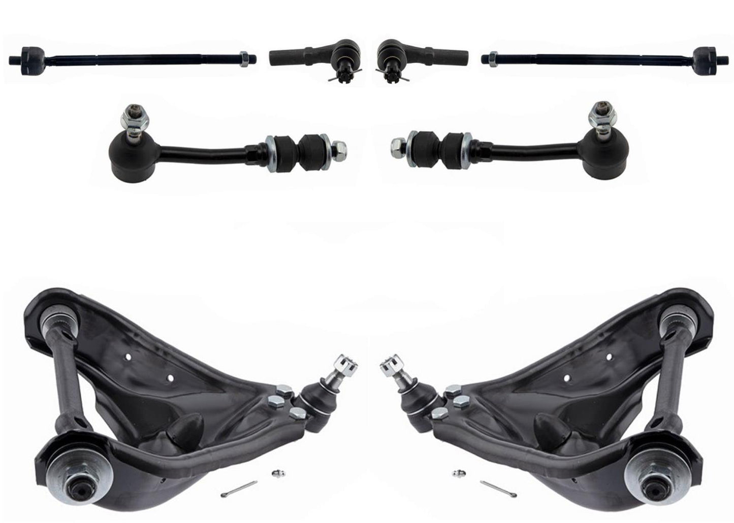 Brazos de control superiores Sway Br Tie Rods 00-03 Dodge Durango 00-04 Dakota Rueda trasera Dr
