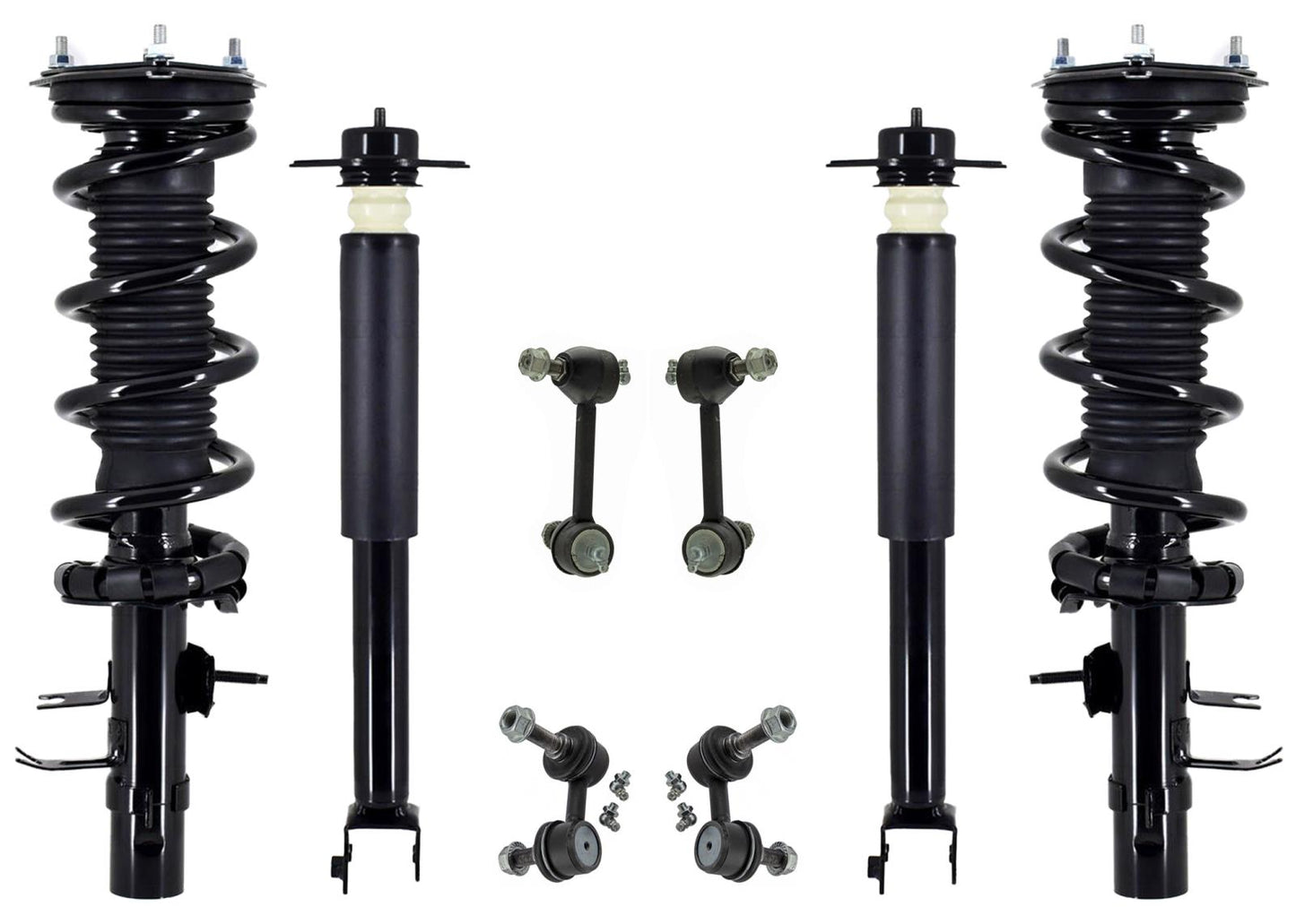 Coil Spring Struts Rr Shocks for All Wheel Drive Infiniti G37 Coupe 2009-2013