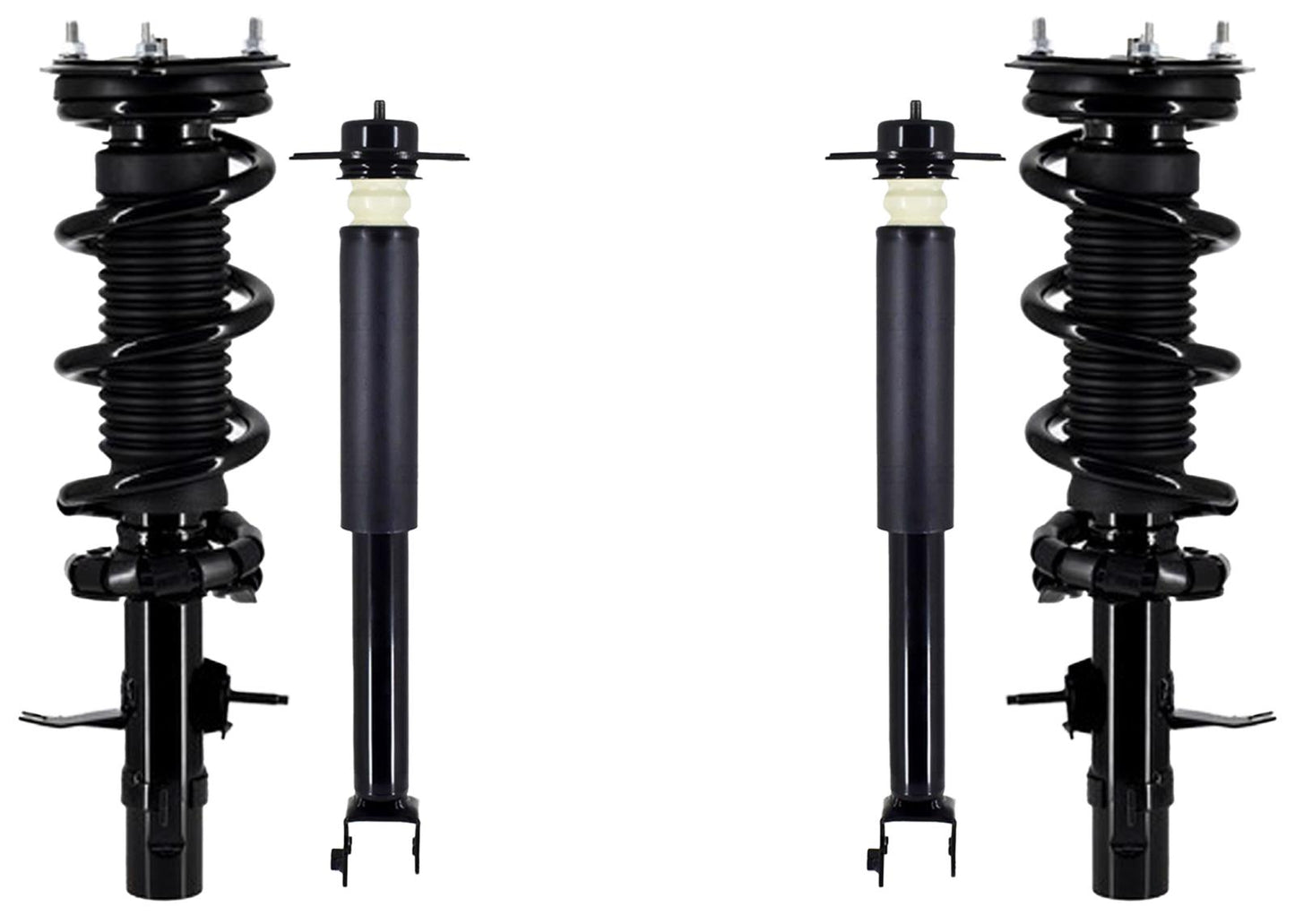 Coil Spring Struts Rr Shocks for All Wheel Drive Infiniti G37 Sedan 2009-2013