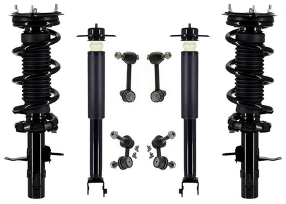 Coil Spring Struts Rr Shocks for All Wheel Drive Infiniti G37 Sedan 2009-2013