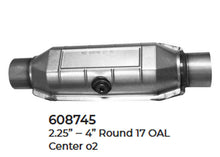 Universal Catalytic Converter EPA Approved 2.25" x 17.0 OAL 4" OD Made in USA