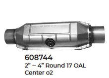 Universal Catalytic Converter EPA Approved 2.00" x 17.0 OAL 4" OD Made in USA