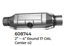 Universal Catalytic Converter EPA Approved 2.00" x 17.0 OAL 4" OD Made in USA