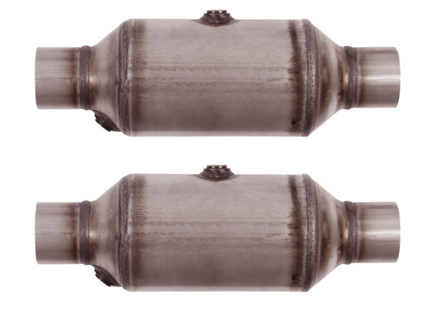 2 Universal Catalytic Converter EPA Approved 2.50" x 15.0 OAL 5" OD Made in USA