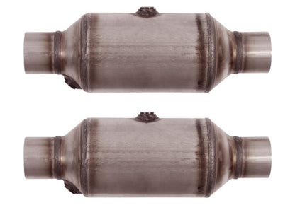 2 Universal Catalytic Converter EPA Approved 2.50" x 15.0 OAL 5" OD Made in USA