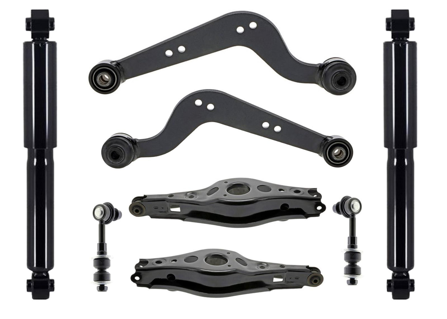 Rear Lower & Upper Rear Control Arms Shocks For Toyota RAV4 2006 2010 2015 2018