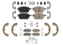 Front & Rear Disc Brake Pads Parking Shoe For Nissan Maxima 2004 2005 2006 2008