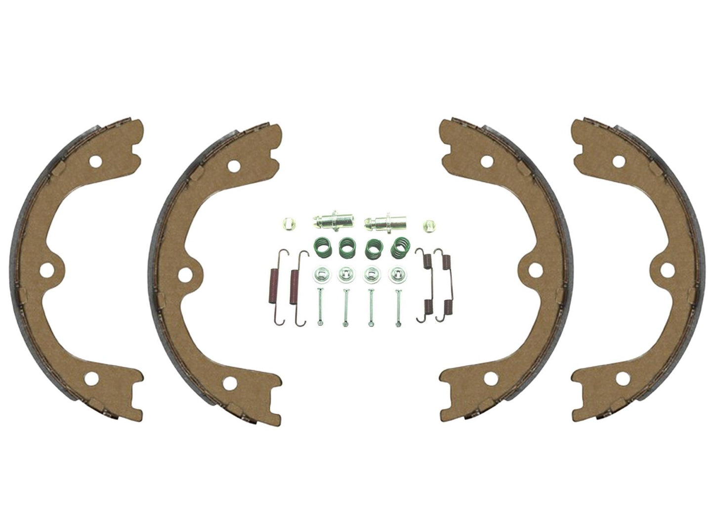 Front & Rear Disc Brake Pads Parking Shoe For Nissan Maxima 2004 2005 2006 2008