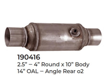 2 Universal Catalytic Converter EPA Approved 2.50" x 14.0 OAL 4" OD Made in USA