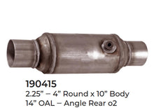 2 Universal Catalytic Converter EPA Approved 2.25" x 14.0 OAL 4" OD Made in USA