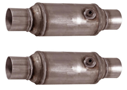 2 Universal Catalytic Converter EPA Approved 2.00" x 14.0 OAL 4" OD Made in USA