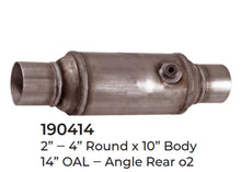 2 Universal Catalytic Converter EPA Approved 2.00" x 14.0 OAL 4" OD Made in USA