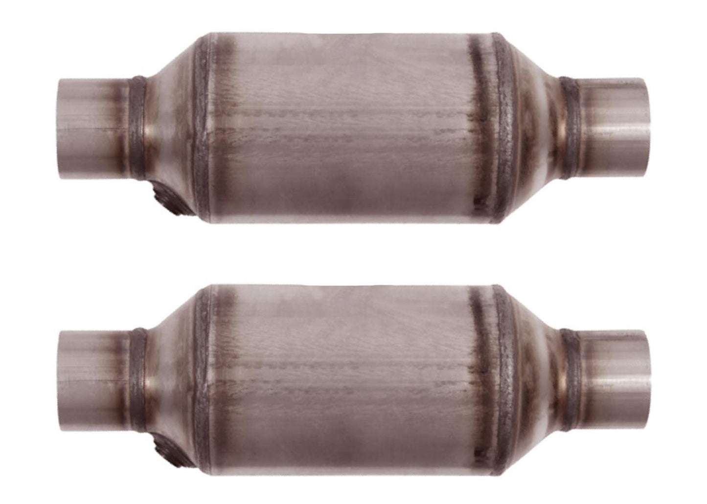 2 Universal Catalytic Converter EPA Approved 2.50" x 12.5 OAL 5" OD Made in USA