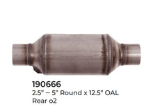 2 Universal Catalytic Converter EPA Approved 2.50" x 12.5 OAL 5" OD Made in USA