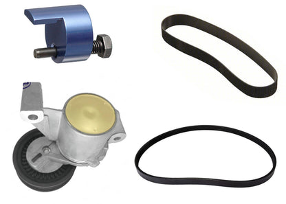 Engine Belts Belt Tensioner & Tool for Ford Explorer 2.3L 2016 2017 2018 2019