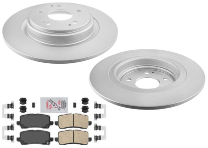 Rear Coated Disc Brake Rotors Disc Brake Pads For Acura MDX 2017 2018 2019 2020