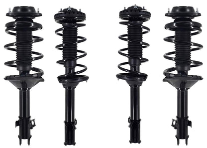 Front & Rear Complete Struts W/ Coil Spring For Subaru Forester 1998 2000 2002