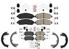 Front & Rear Disc Brake Pads Parking Shoes for Honda Pilot 2016 2020 2021 2022