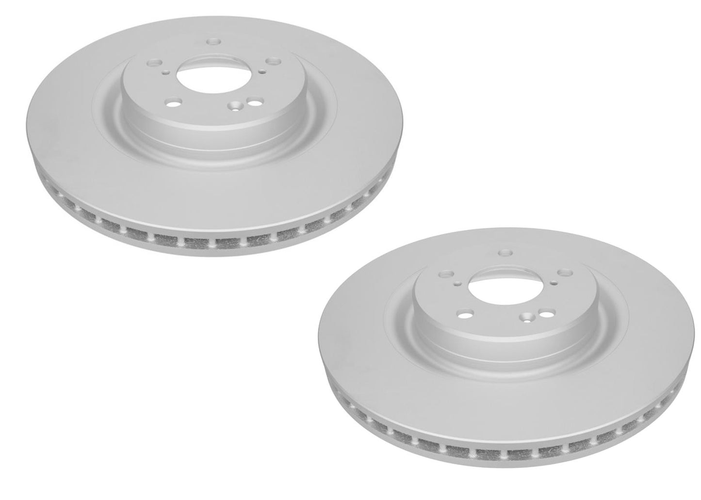 Front Coated Disc Brake Rotors & Ceramic Pads for Honda Pilot 2023 2024 2025