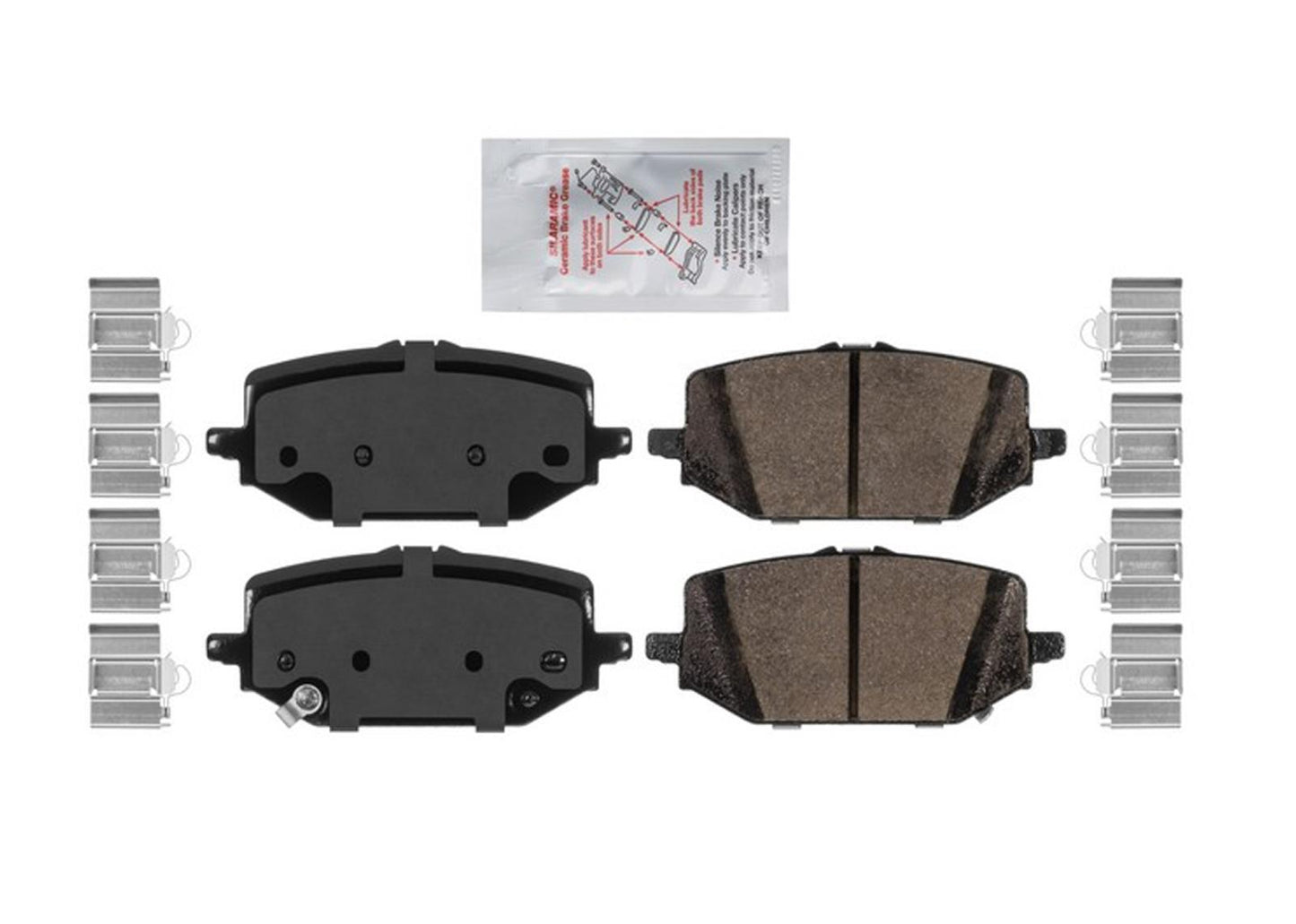 Front & Rear Upgraded AME Ceramic Disc Brake Pads for Honda Pilot 2023 2024 2025