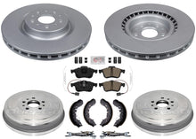 Fleet Duty Disc Brake Rotors Pads Rear Drums Shoes for RAM ProMaster City 14-22