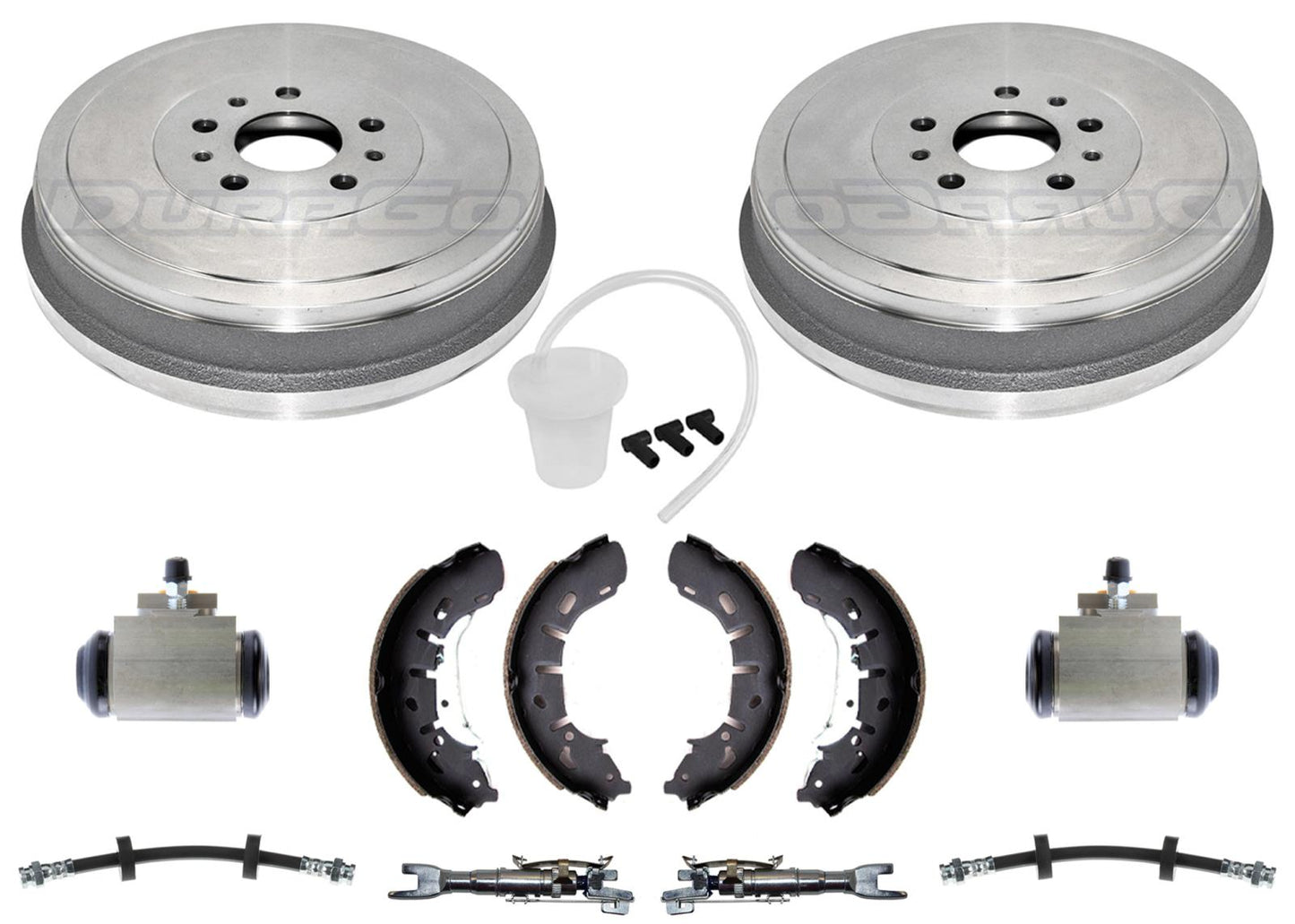 Rear Brake Drums Shoes Wheel Cylinders Brake Hoses for RAM ProMaster City 14-22