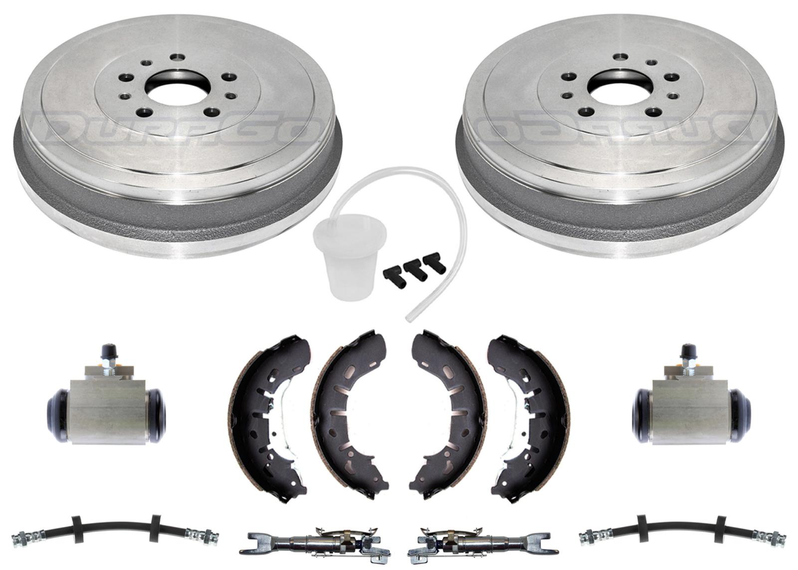 Rear Brake Drums Shoes Wheel Cylinders Brake Hoses for RAM ProMaster City 14-22