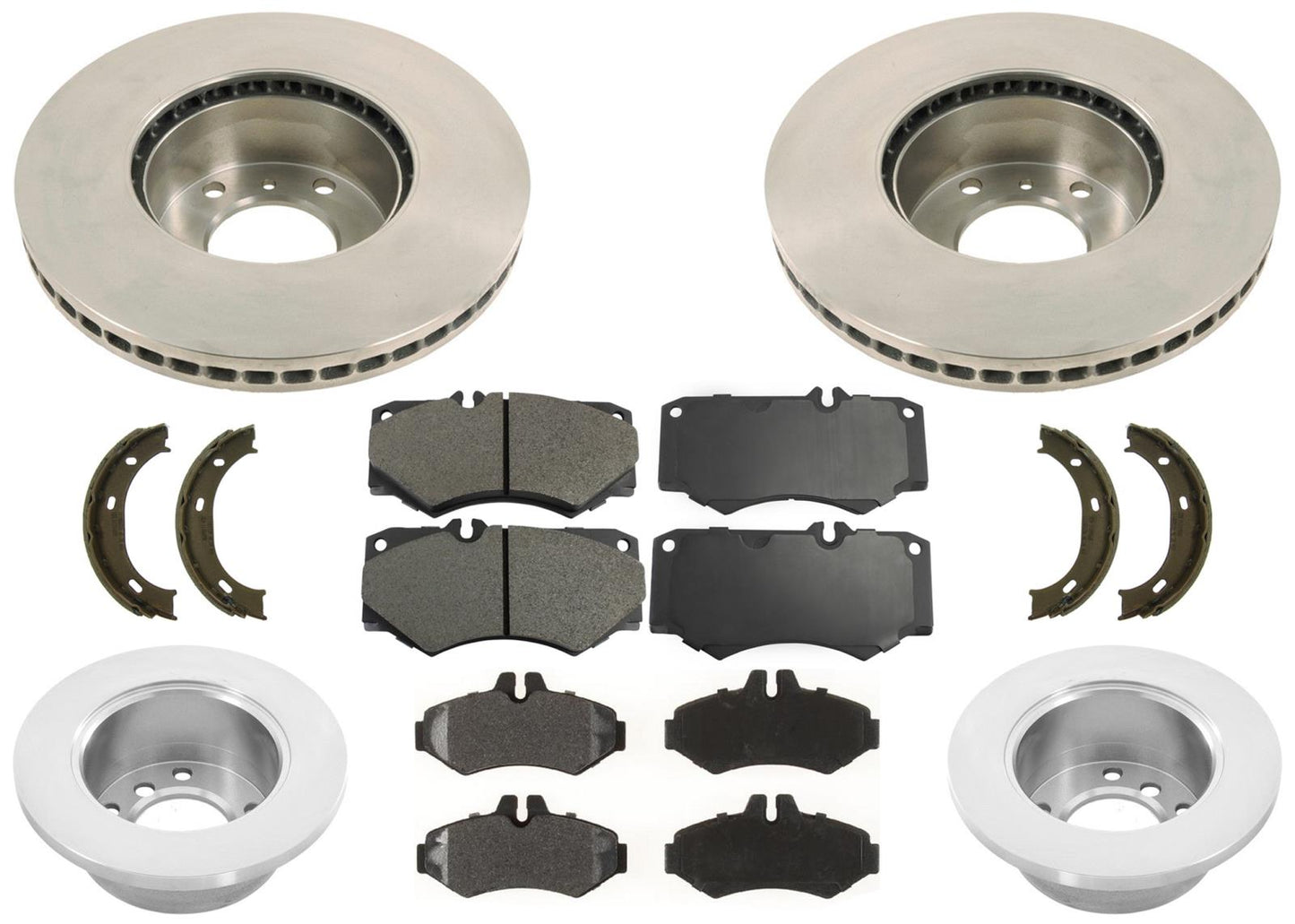 Disc Brake Rotors Brake Pads Brake Shoes For Mercedes G55 AMG 2003 2005 2008