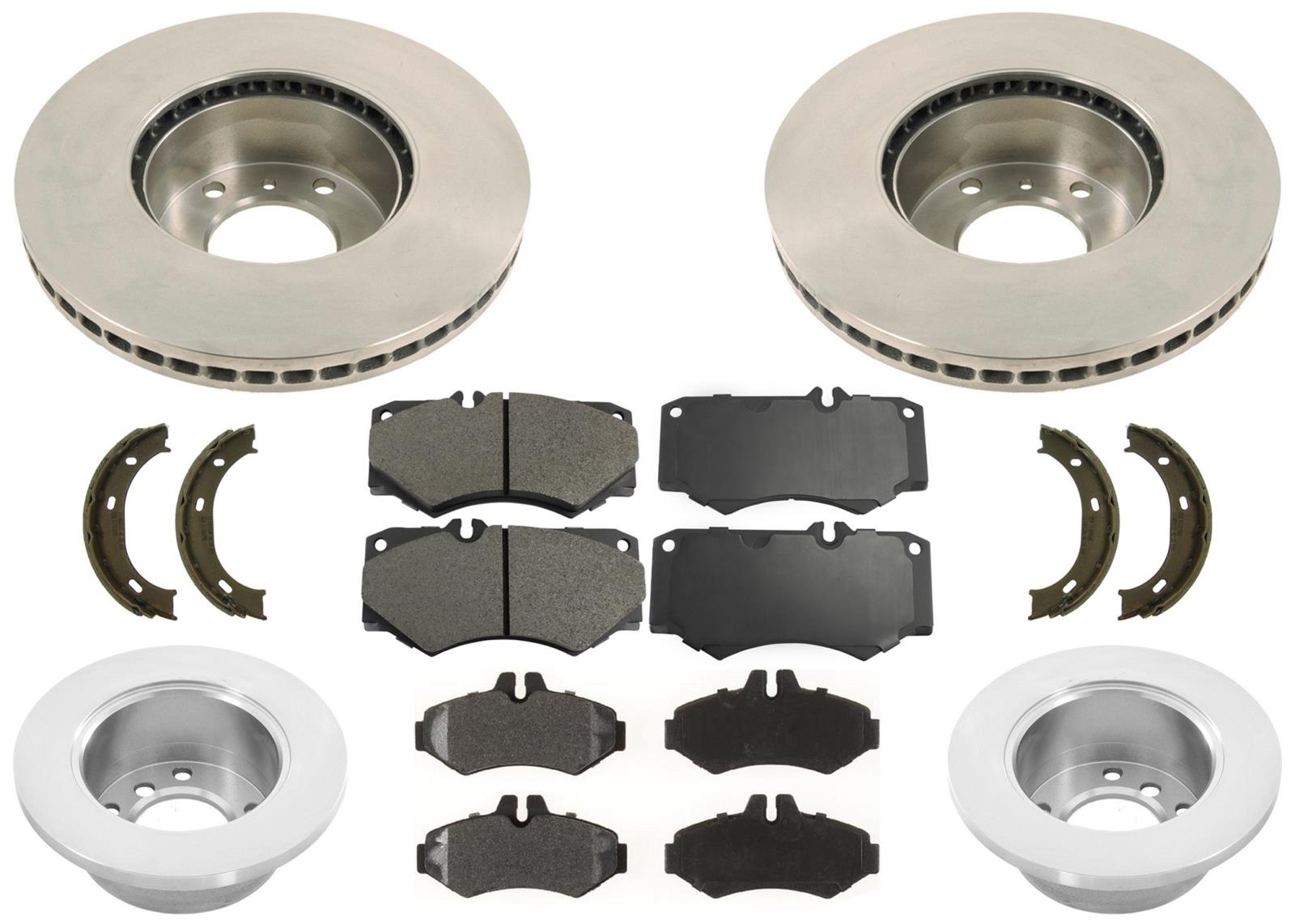 Disc Brake Rotors Brake Pads Brake Shoes For Mercedes G55 AMG 2003 2005 2008