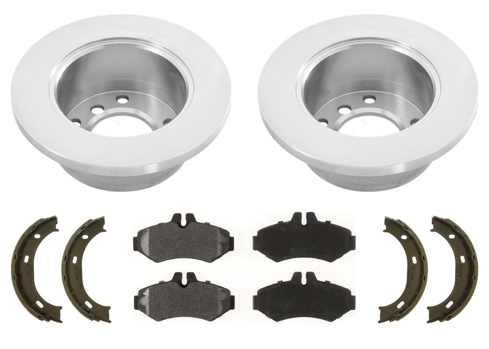 Rear Disc Brake Rotors Brake Pads & Shoes For Mercedes G55 AMG 2003 2005 2008