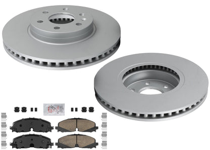 Front Coated Brake Rotors & Disc Brake Pads For Chevrolet Colorado 2021-2022